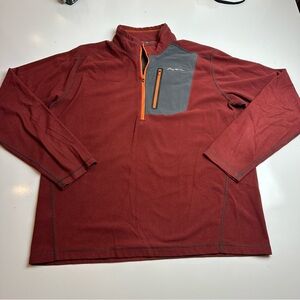 Eddie Bauer Men’s XL Half-Zip Performance Fleece GORPcore Dadcore Normcore